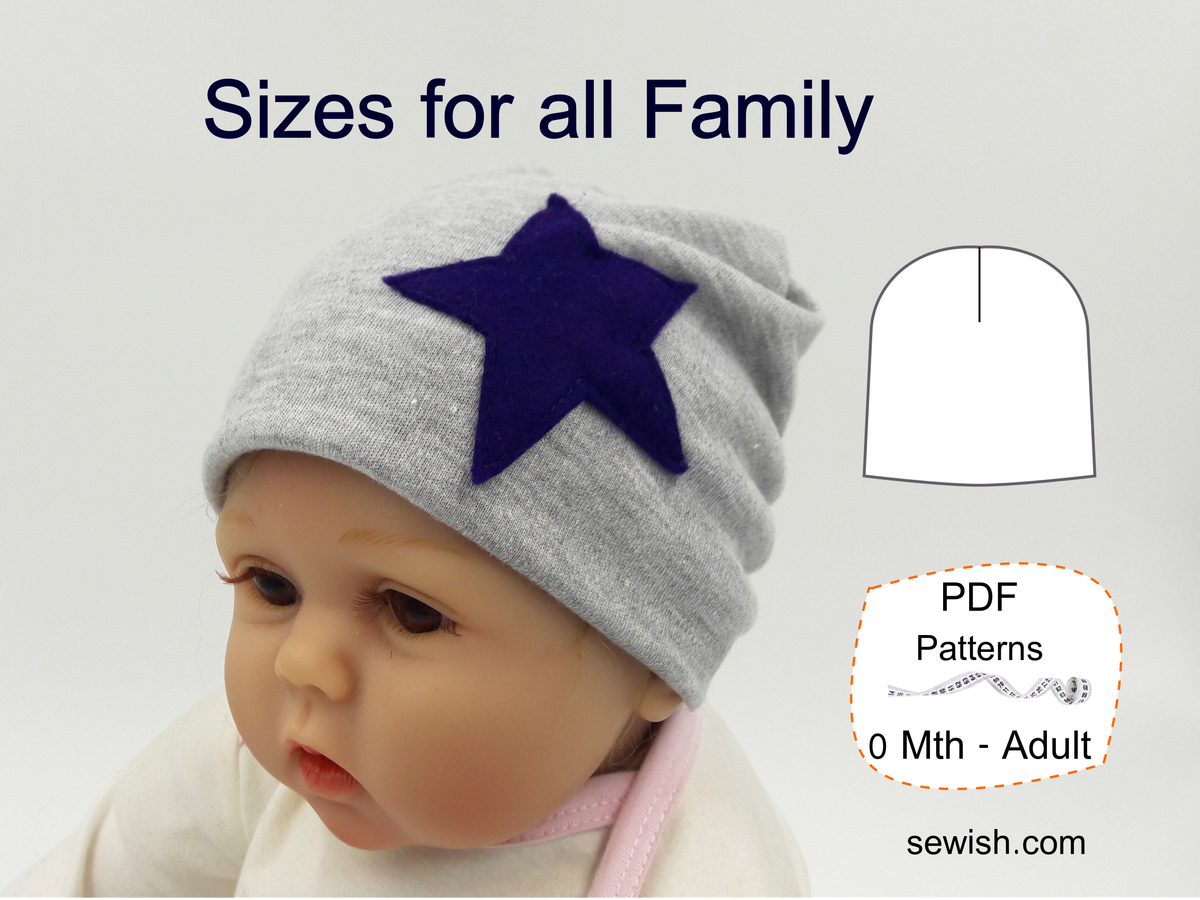 Baby boy hat sewing pattern online