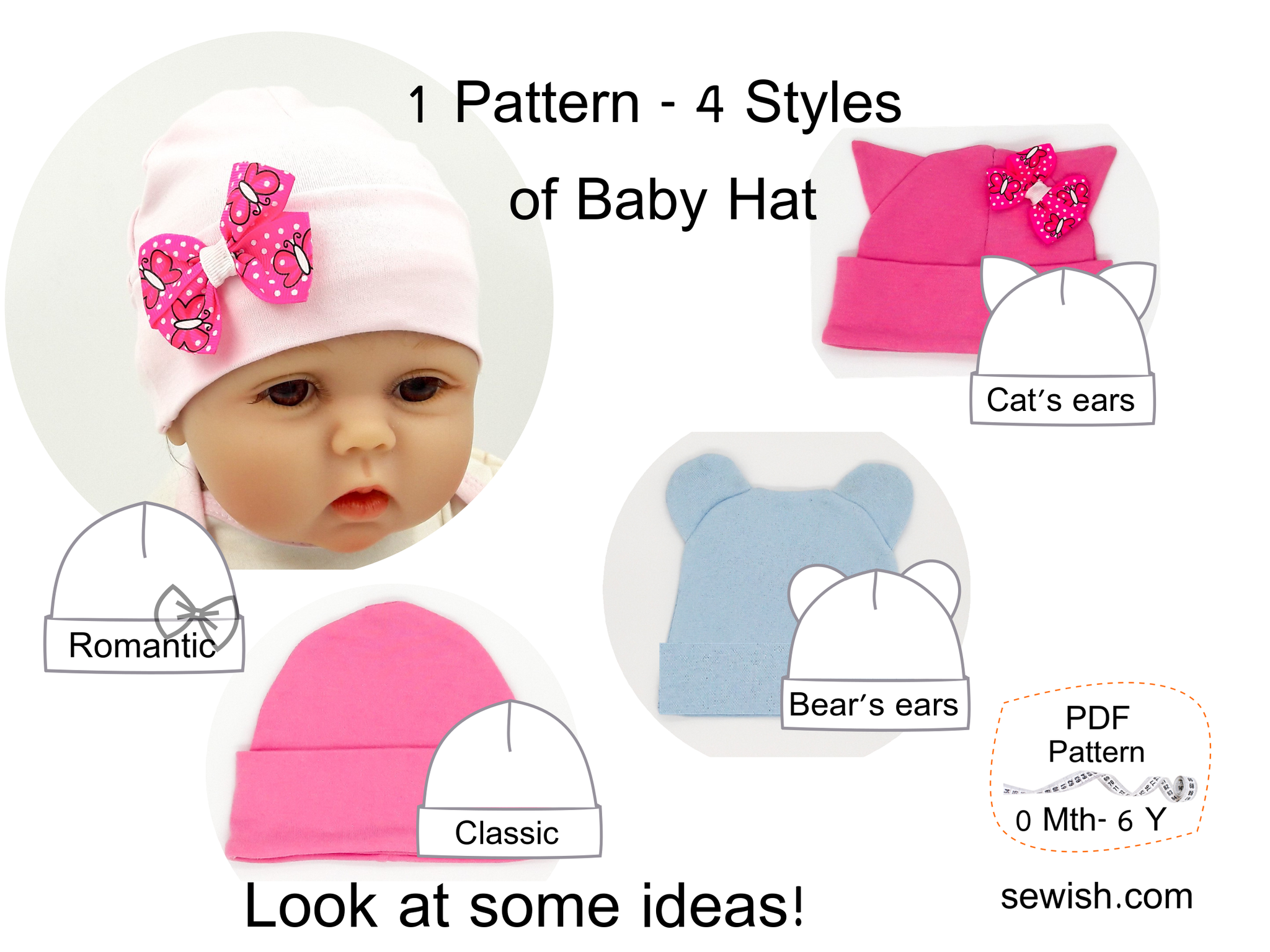 Baby beanie discount pattern