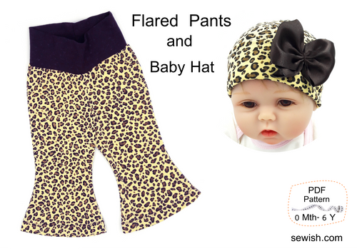 Leggings Baby Sewing Patterns for Girl and Boy Sizes NEWBORN - 12