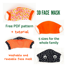 Sewing Pattern for Face Mask. Completely free Sewing Pattern