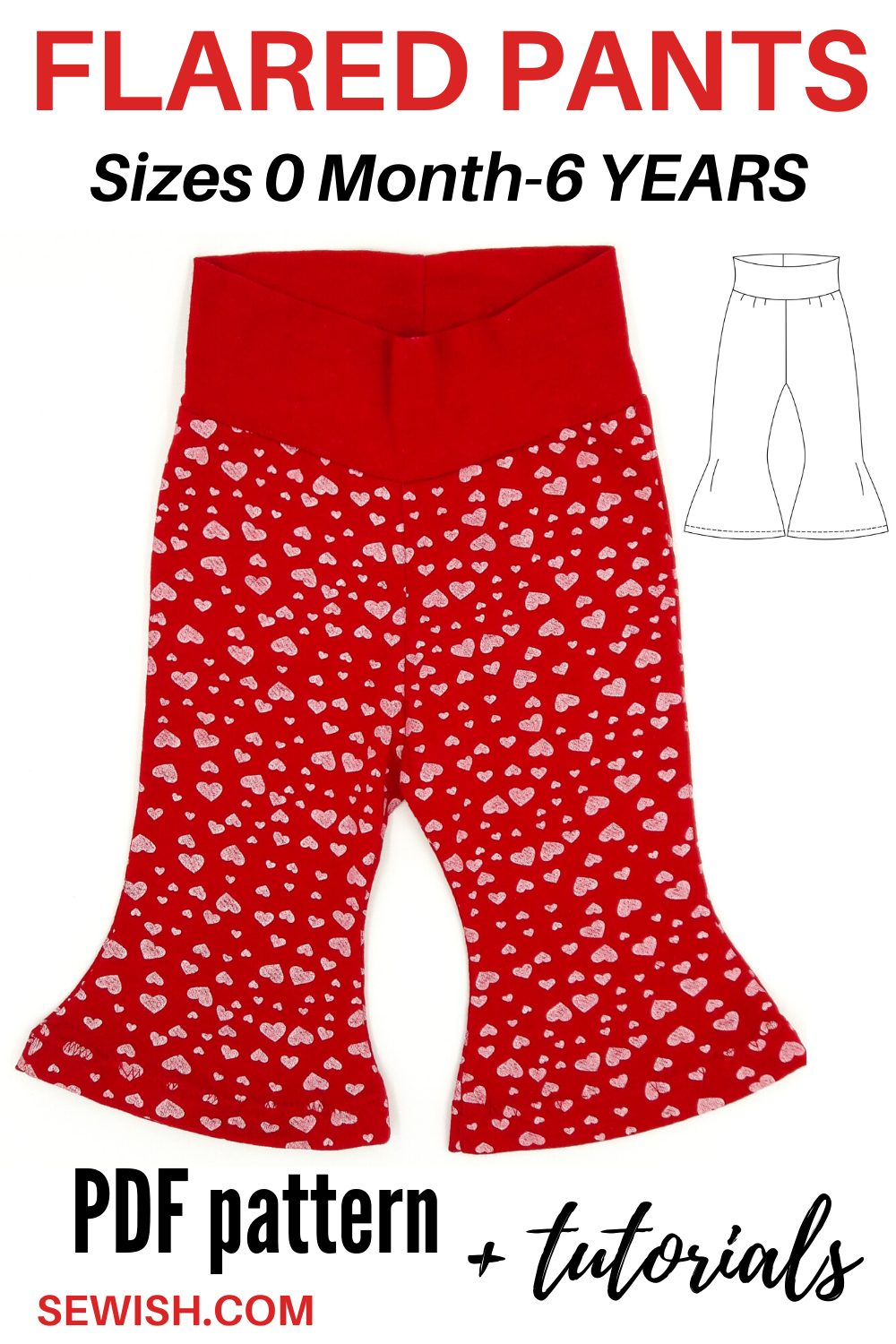 Baby Harem Pants sewing pattern (1-24 months) - Sew Modern Kids