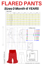 baby flared pants sewing patterns pdf, sewing pattern for boy, sewing pattern for girl